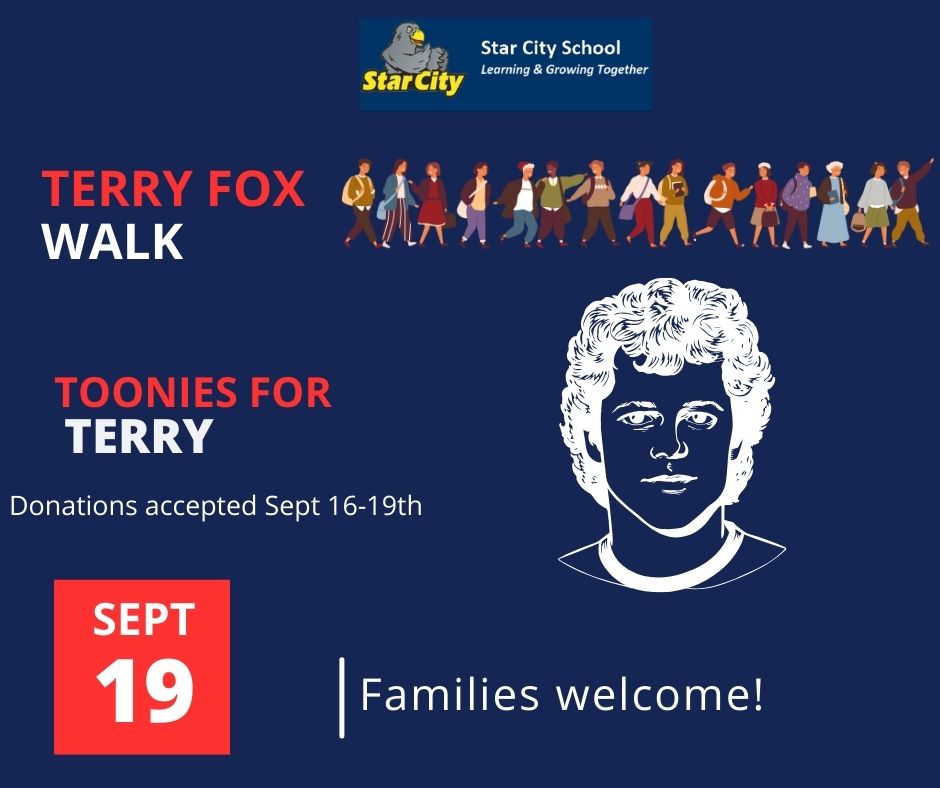 Terry Fox Walk - Sept. 19! 