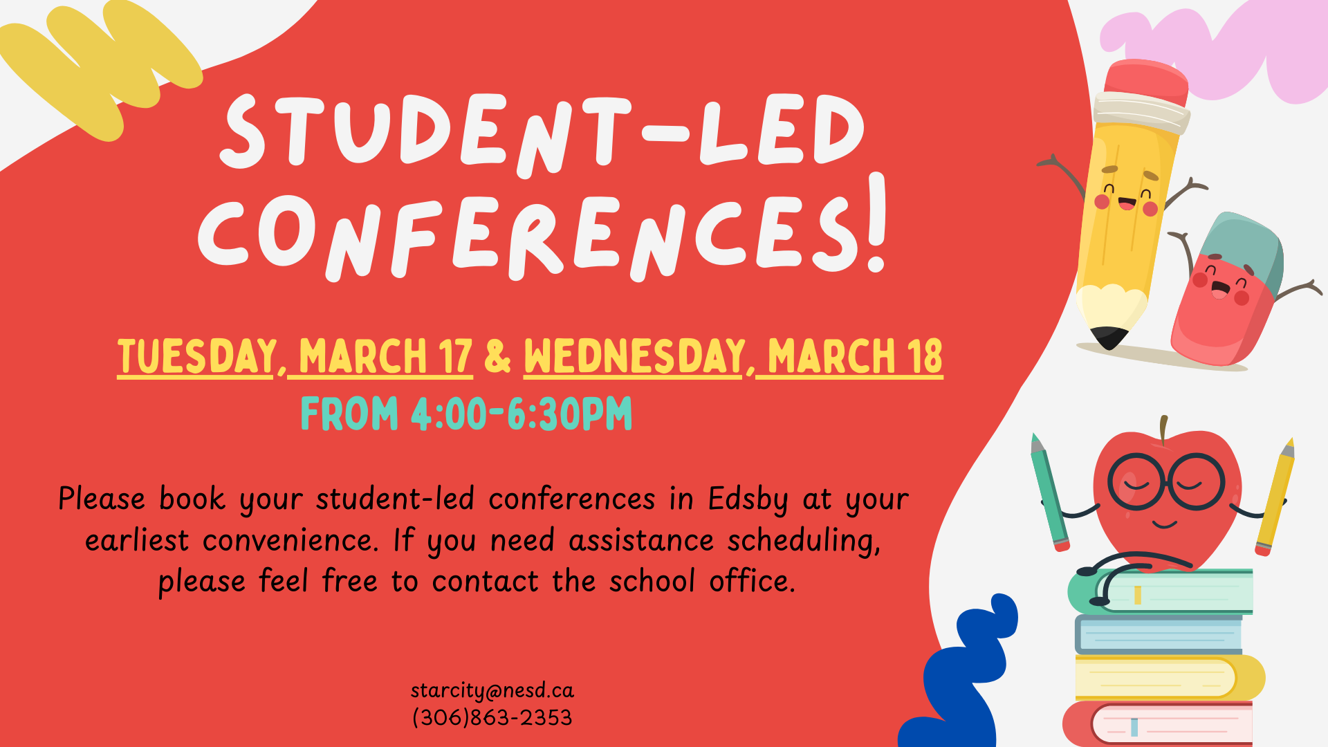 Student-Led Conferences! 